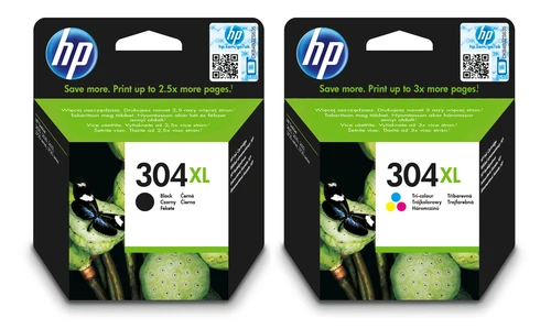 HP 304XL High Capacity Black & Tri-Colour Ink Cartridge Multipack