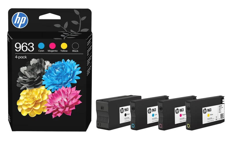 HP 963 4 Colour Ink Cartridge Multipack (6ZC70AE)