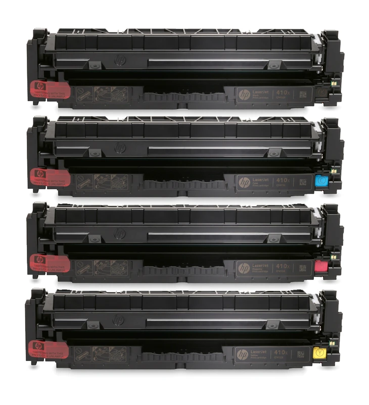 HP 410X 4 Colour High Capacity Toner Cartridge Multipack (CF410X & CF252XM)