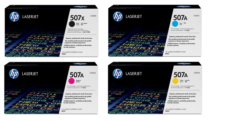 HP 507 4 Colour Toner Cartridge Multipack