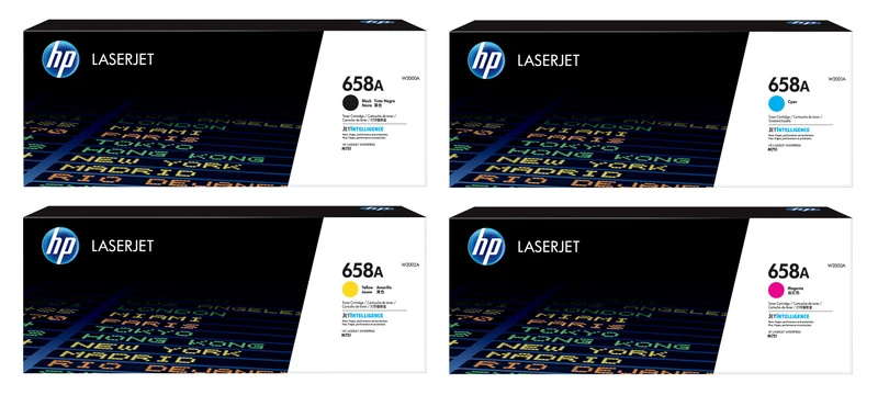 HP 658A 4 Colour Toner Cartridge Multipack