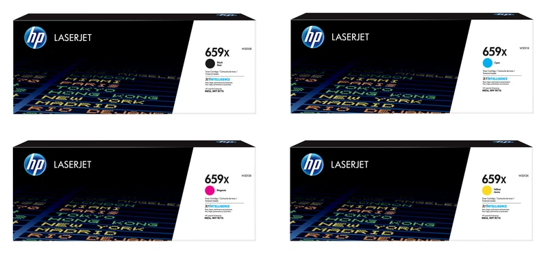 HP 659X High Capacity 4 Colour Toner Cartridge Multipack