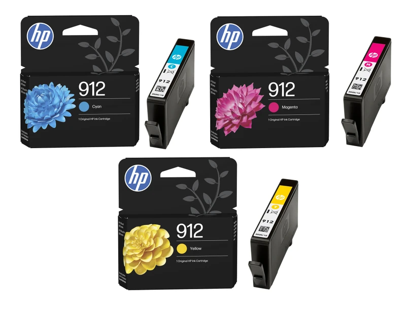 HP 912 3 Colour CMY Ink Multipack