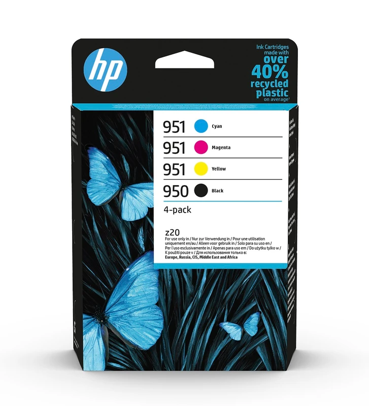 HP 950 / 951 4 Colour Ink Cartridge Multipack (6ZC65AE)