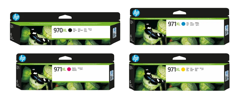 HP 970XL / 971XL High Capacity 4 Colour Ink Cartridge Multipack
