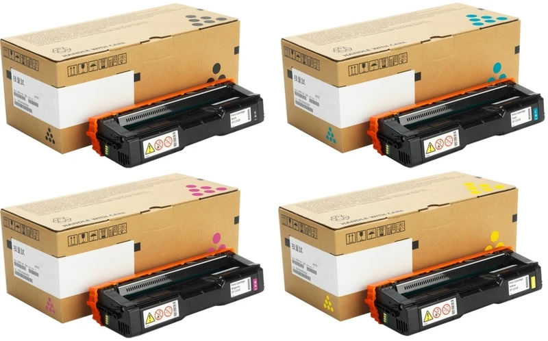 Ricoh 40771 4 Colour Toner Cartridge Multipack
