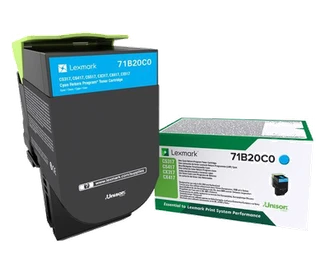 Lexmark 71B20C0 Cyan Return Program Toner Cartridge
