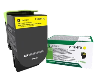 Lexmark 71B2HY0 High Capacity Yellow Return Program Toner Cartridge