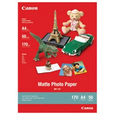 Canon 170gsm MP-101 A4 Matte Photo Paper (7981A005 50 Sheets 210x297mm)
