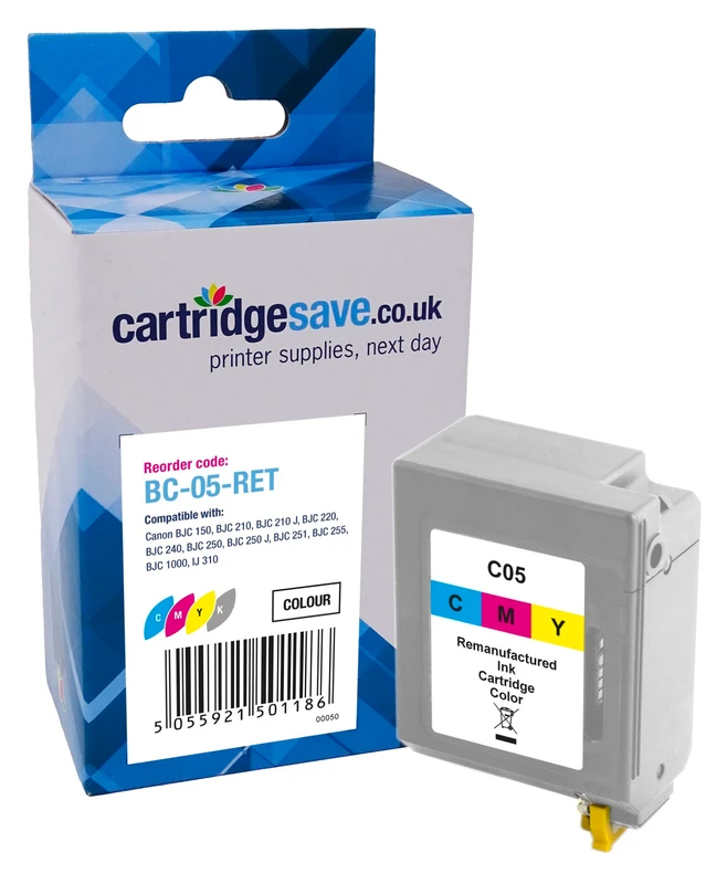 Compatible Canon BC-05 Tri-Colour Ink Cartridge - (0885A002)