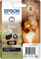 Epson 478XL High Capacity Grey Ink Cartridge - (T04F6 Squirrel)