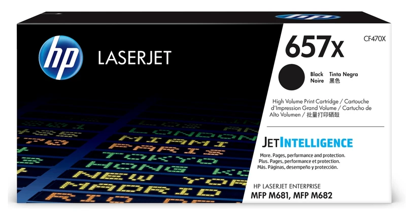 HP 657X High Capacity Black Toner Cartridge - (CF470X)