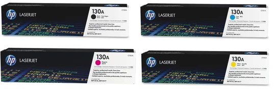 HP 130A 4 Colour Toner Cartridge Multipack