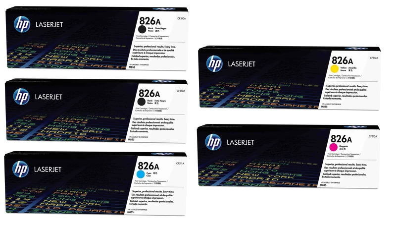 HP 826A 5 Colour Toner Cartridge Multipack