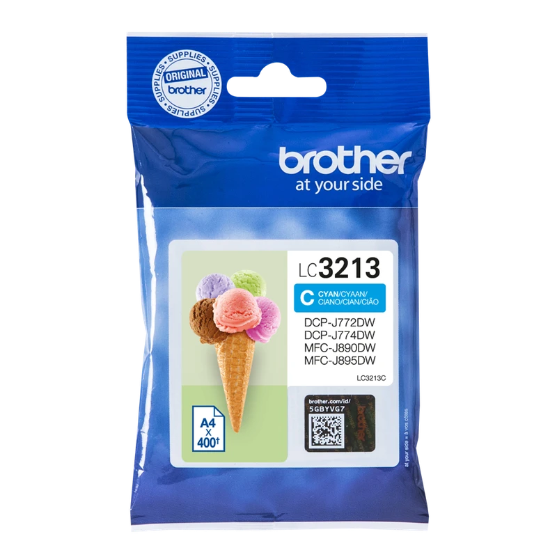Brother LC3213C High Capacity Cyan Ink Cartridge