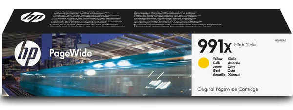 HP 991X High Capacity Yellow Ink Cartridge - (M0J98AE)