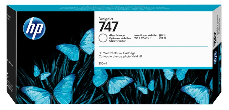 HP 747 Gloss Enhancer Ink Cartridge - (P2V87A)