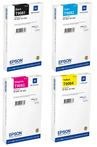 Epson T908 High Capacity 4 Colour Ink Cartridge Multipack