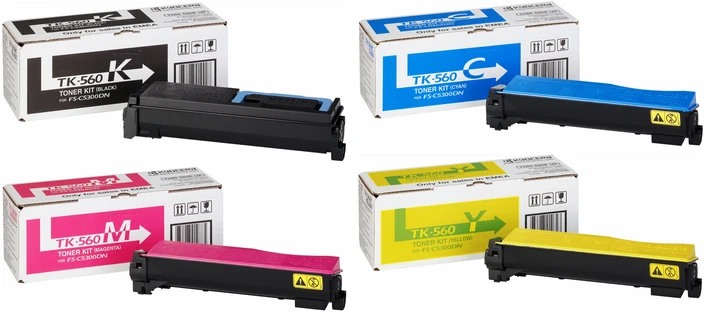 Kyocera TK-560 4 Colour Toner Cartridge Multipack