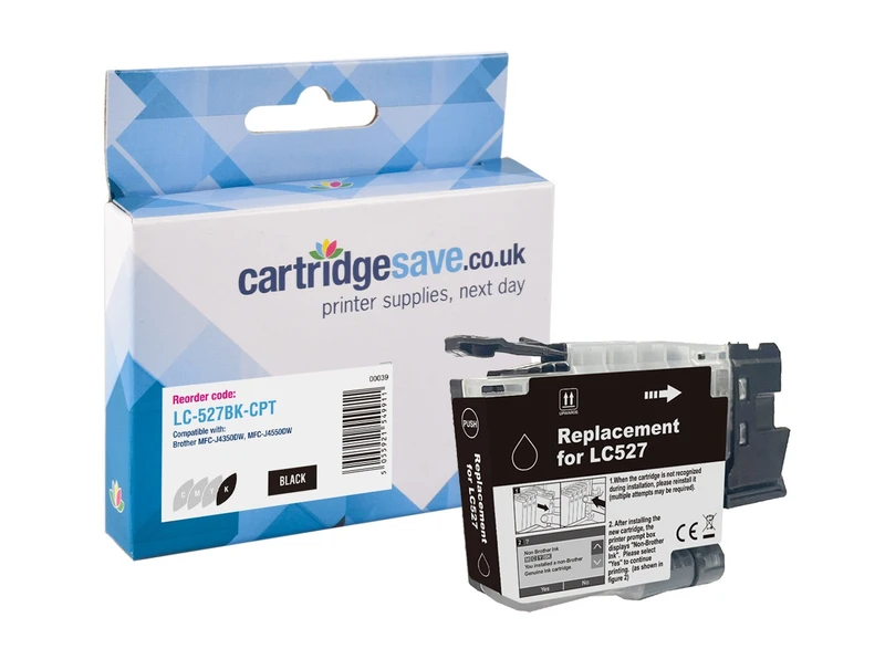 Compatible Brother LC-527BK Black Ink Cartridge 