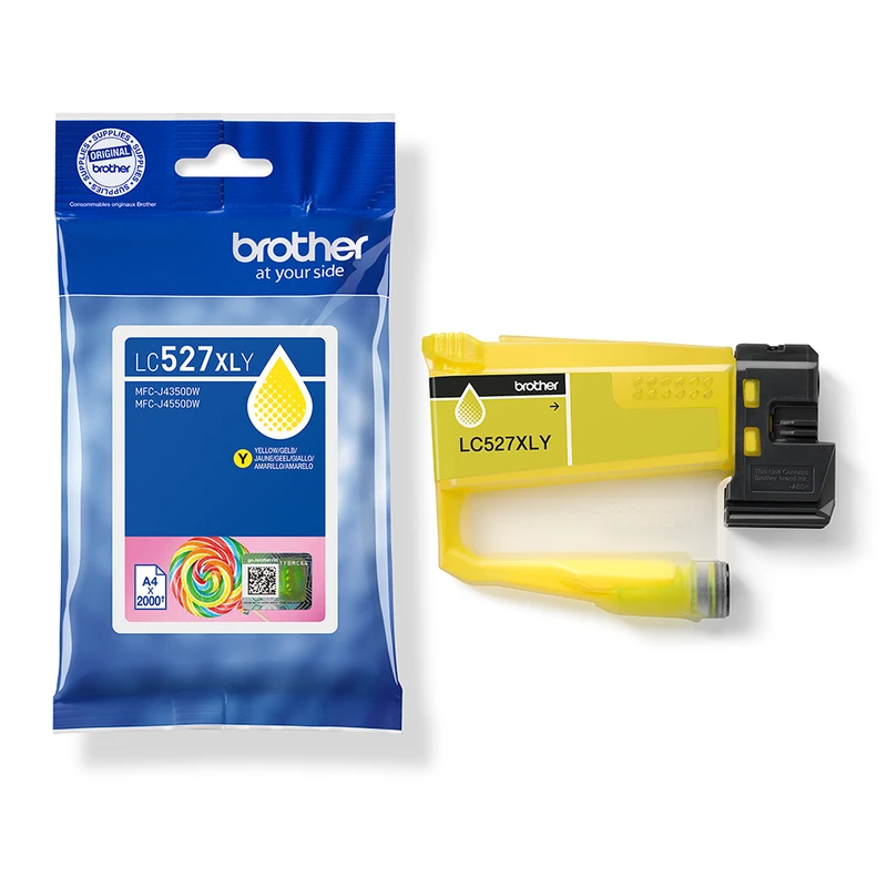 High Capacity Brother Yellow LC527XLY Ink Cartridge