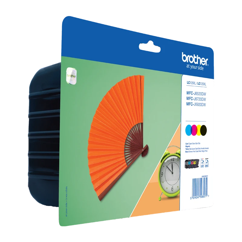 Brother LC129XL / LC125XL High Capacity 4 Colour Ink Multipack