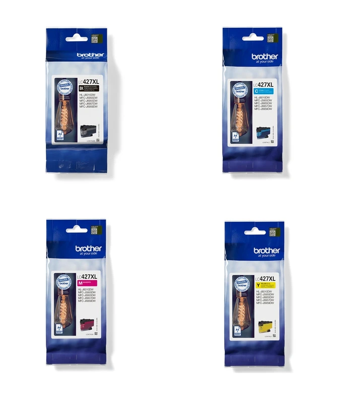Brother LC427XL High Capacity 4 Colour Ink Cartridge Multipack