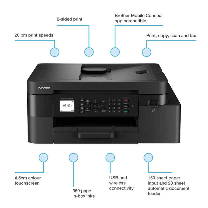 Brother MFC-J4350DW Colour Inkjet Printer