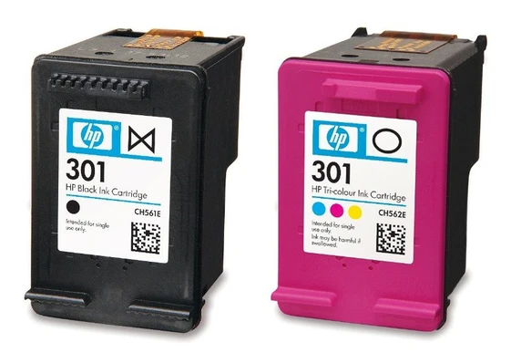 HP 301 Black & Tri-Colour Ink Cartridge Multipack (N9J72AE)