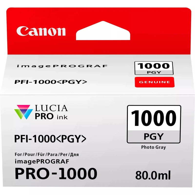 Canon PFI-1000PGY Photo Grey Ink Cartridge - (0553C001)