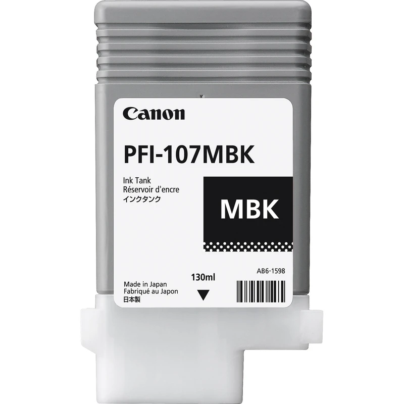 Canon PFI-107MBK Matte Black Ink Cartridge - (6704B001AA)