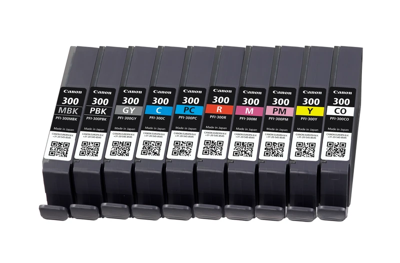 Canon PFI-300 10 Colour Ink Cartridge Multipack