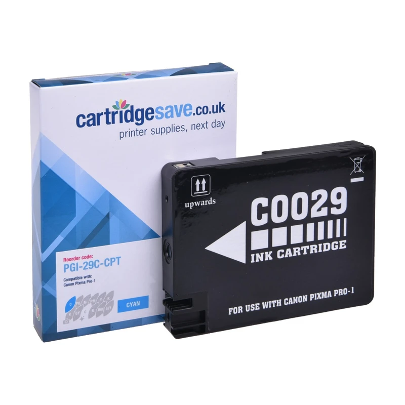 Compatible Canon PGI-29C Cyan Ink Cartridge - (4873B001AA)