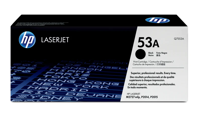 HP 53A Black Toner Cartridge - (Q7553A)