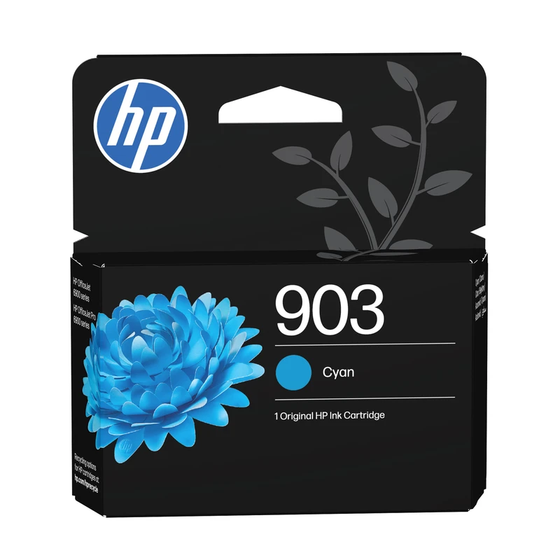 HP 903 Cyan Ink Cartridge - (T6L87AE)