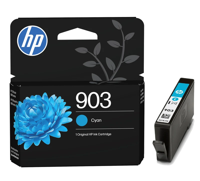HP 903 Cyan Ink Cartridge - (T6L87AE)