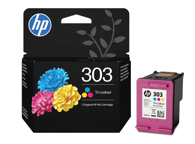 HP 303 Tri-Colour Ink Cartridge - (T6N01AE)