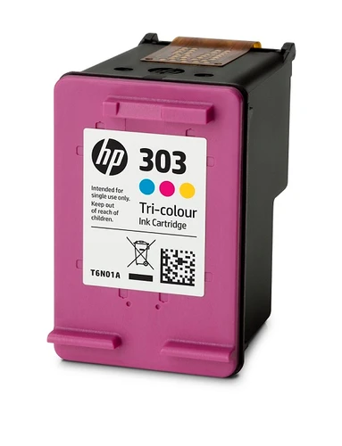 HP 303 Tri-Colour Ink Cartridge - (T6N01AE)