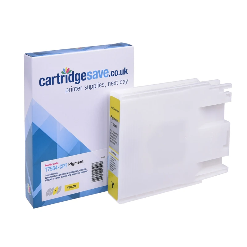 Compatible Epson T7554 High Capacity Yellow Ink Cartridge - (C13T755440)