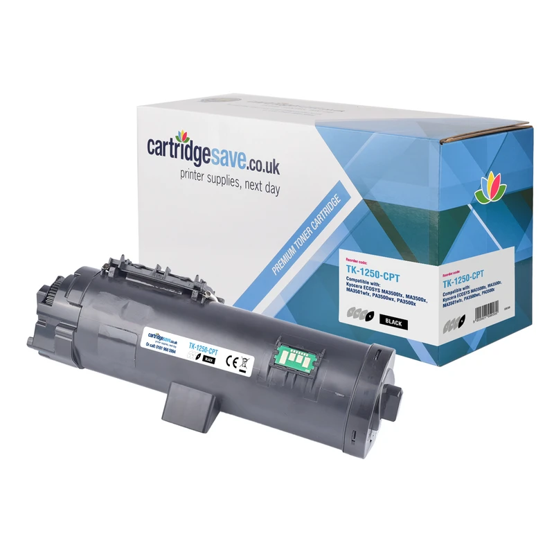 Compatible Kyocera TK-1250 Black Toner Cartridge - (1T0C3H0NL0)