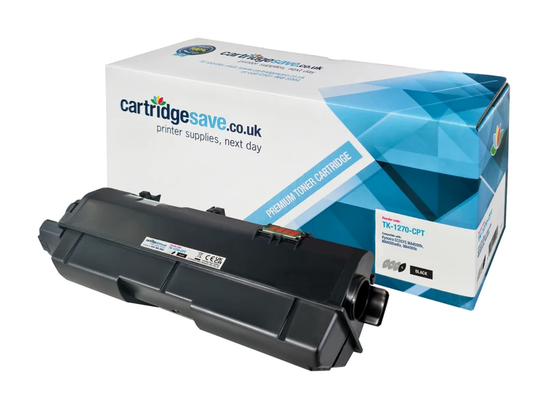 Compatible Kyocera TK-1270 Black Toner Cartridge - (1T0C140NL0)	
