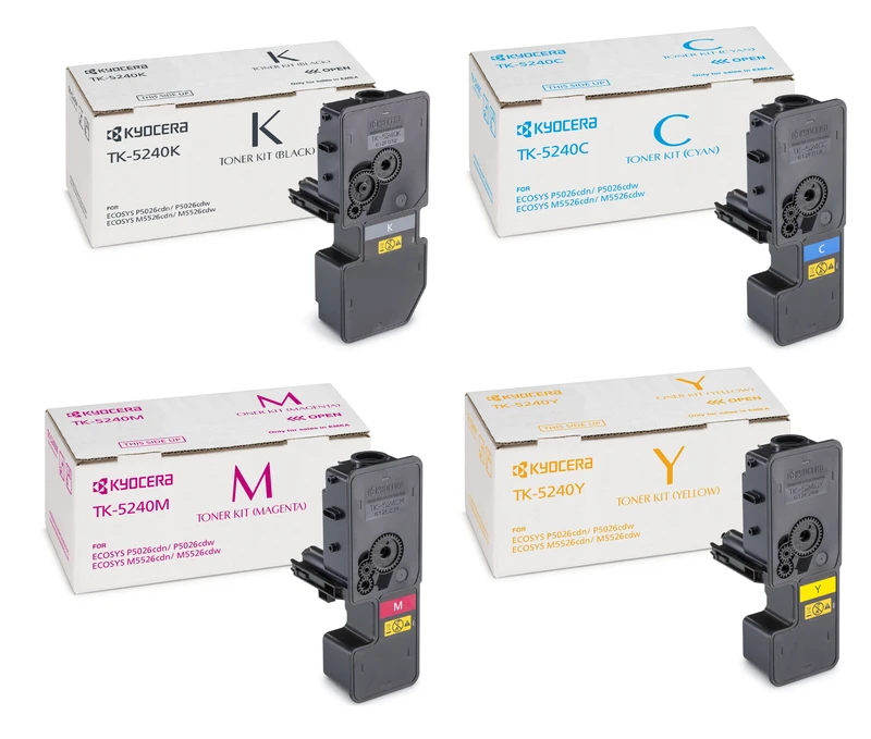 Kyocera TK-5240 4 Colour Toner Cartridge Multipack