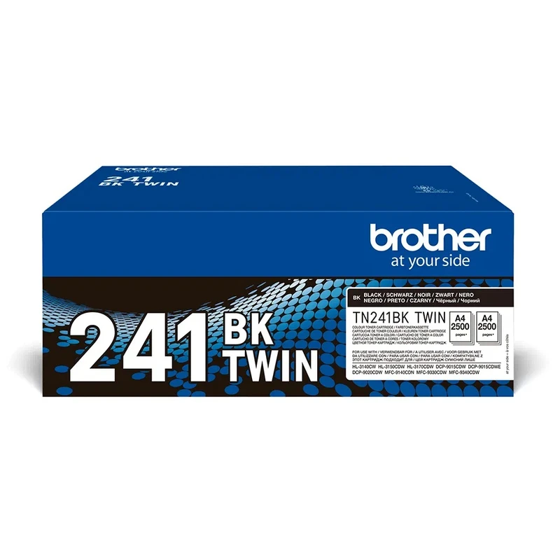Brother TN-241BK Black Toner Cartridge Twin Pack