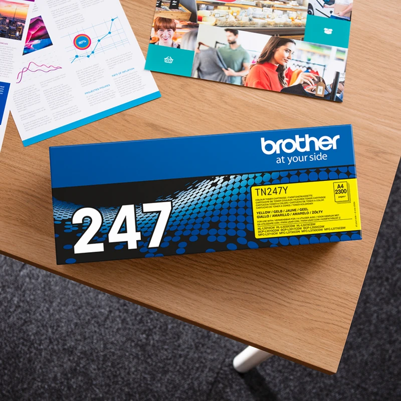 Brother TN-247Y High Capacity Yellow Toner Cartridge