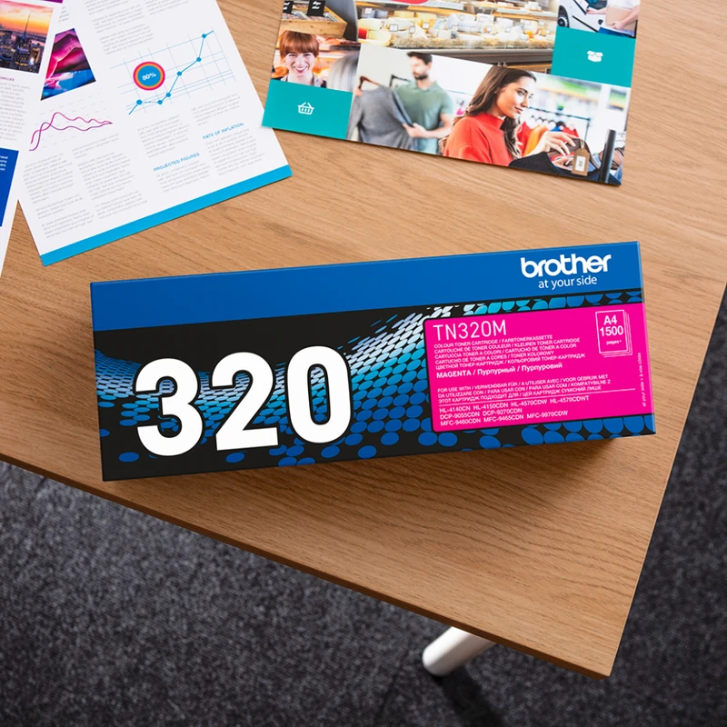 Brother TN-320M Magenta Toner Cartridge