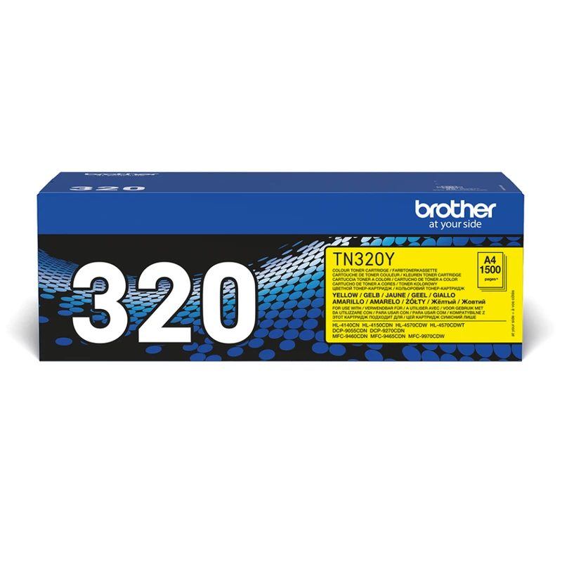 Brother TN-320Y Yellow Toner Cartridge