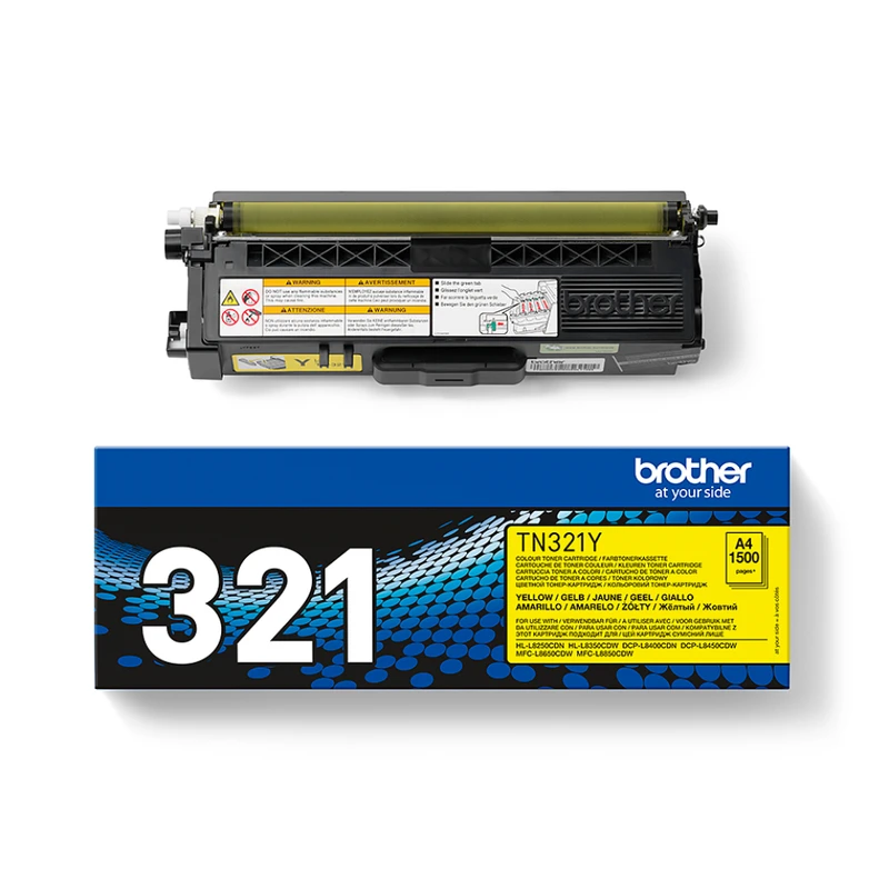 Brother TN-321Y Yellow Toner Cartridge