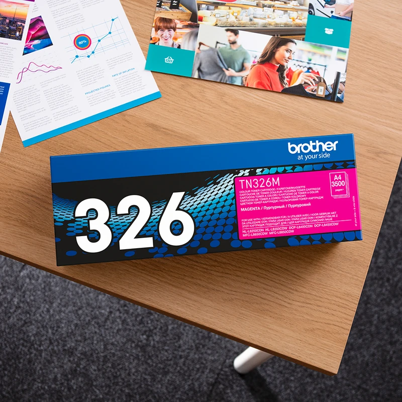 Brother TN-326M High Capacity Magenta Toner Cartridge