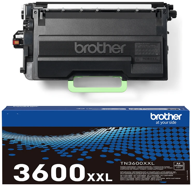 Brother TN-3600XXL Extra High Capacity Black Toner Cartridge