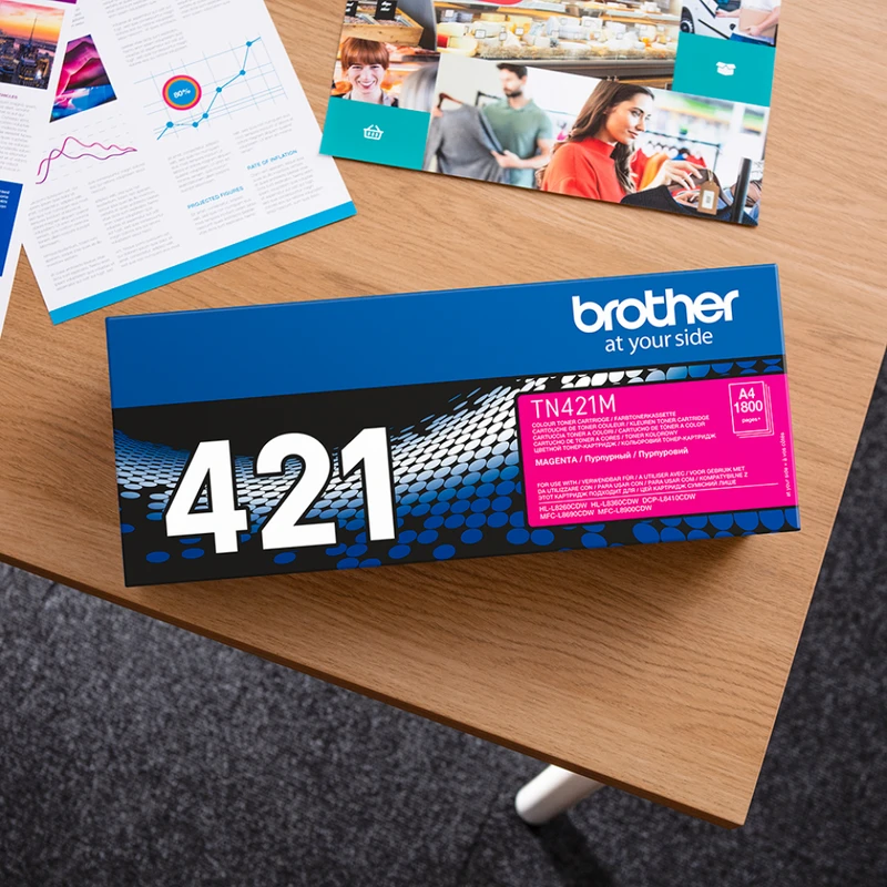 Brother TN-421M Magenta Toner Cartridge